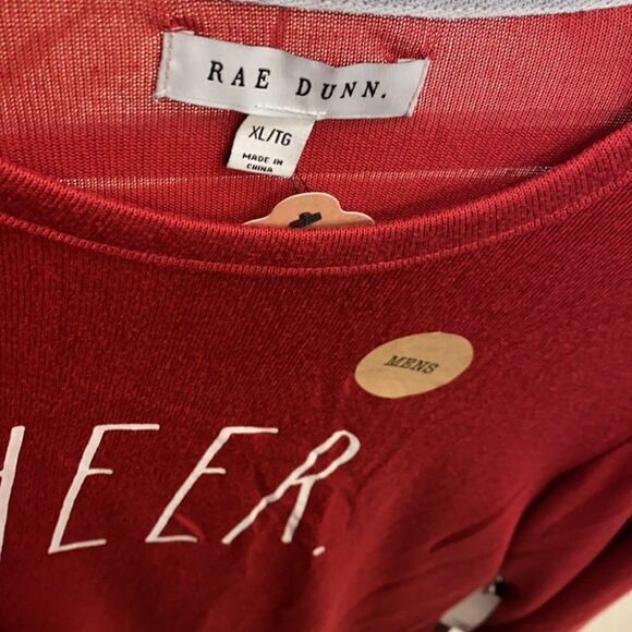 Rae Dunn Cheer Men’s Pajama Set Plaid Christmas Holiday Matching Warm comfy Dad - Picture 5 of 5